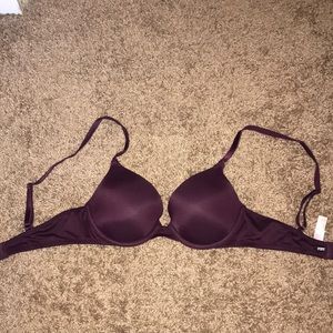 Victoria’s Secret PINK maroon push-up bra 32B